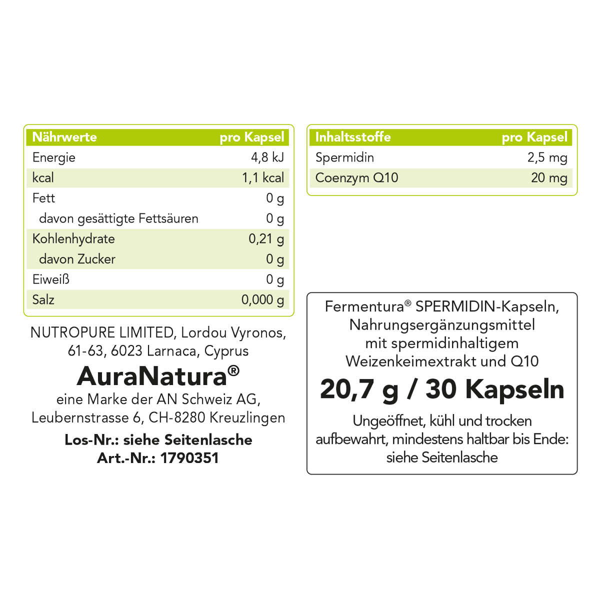 Fermentura® Spermidin