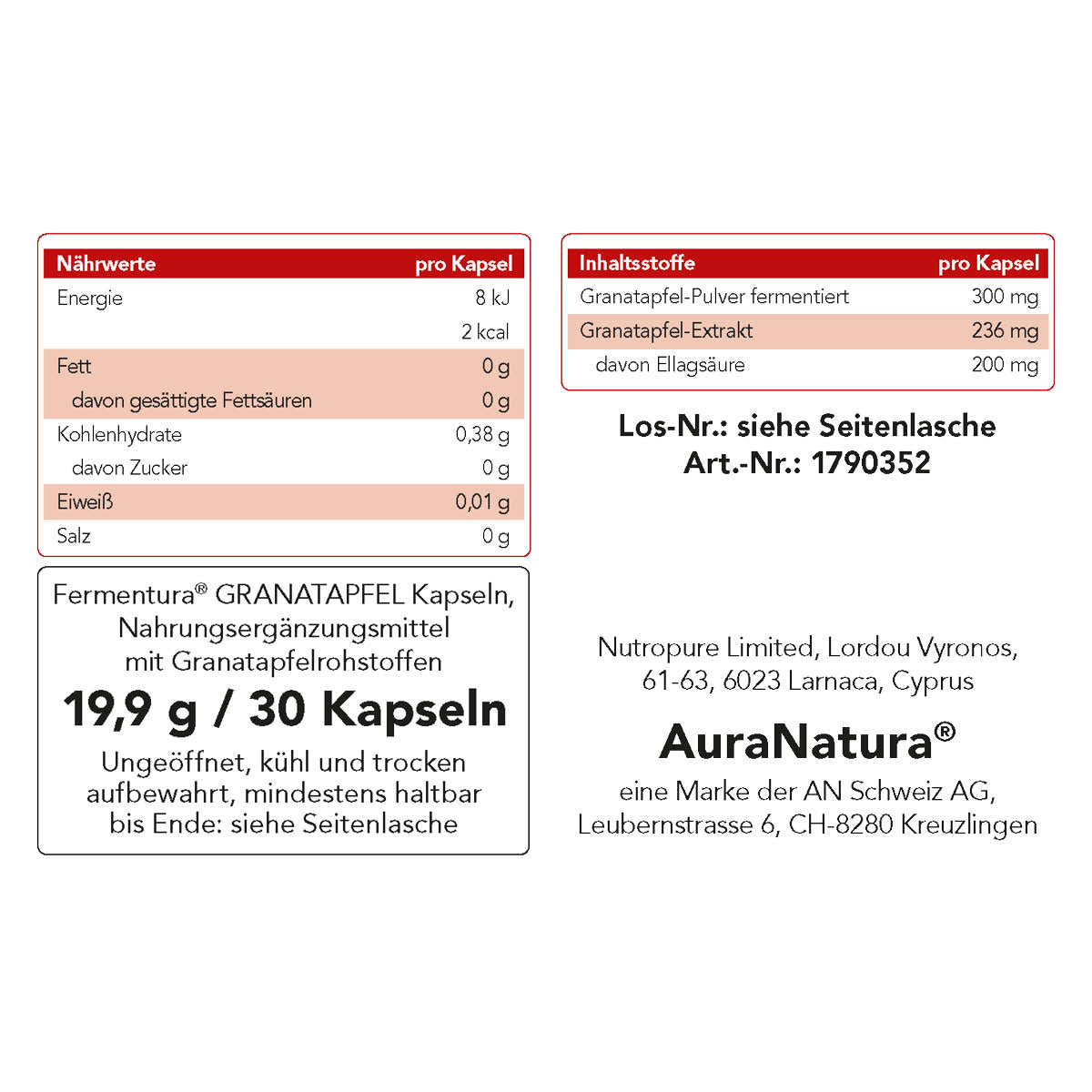 Fermentura® Granatapfel