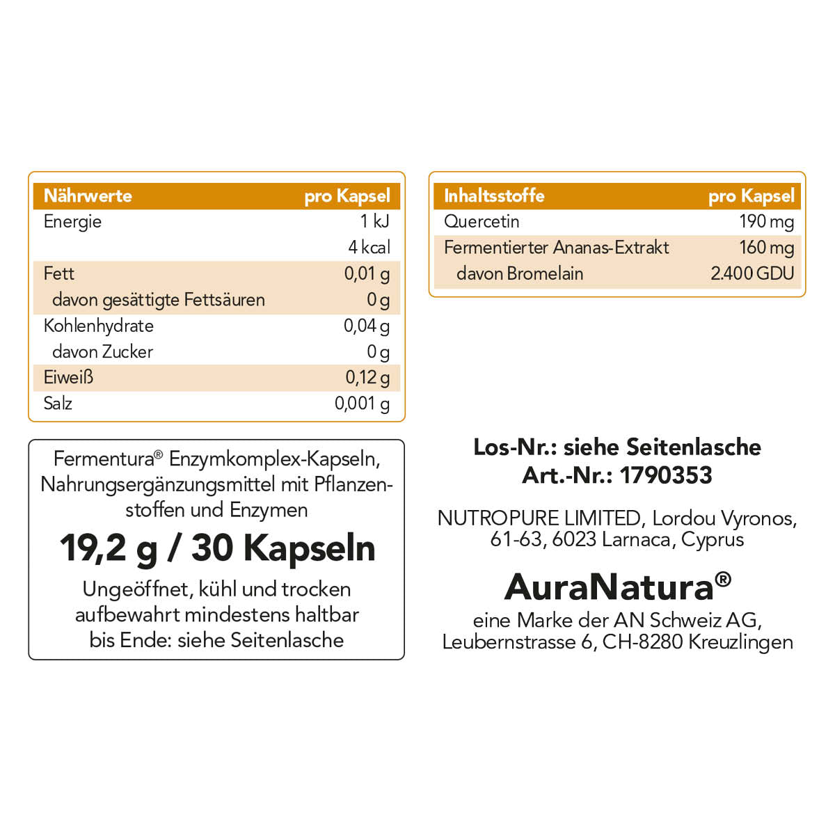 Fermentura® Enzymkomplex