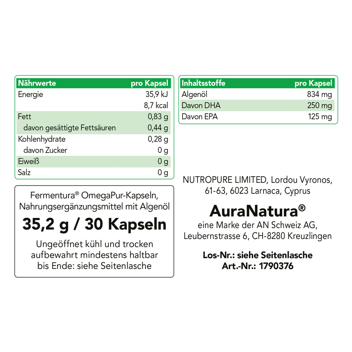 Fermentura® Omega pur