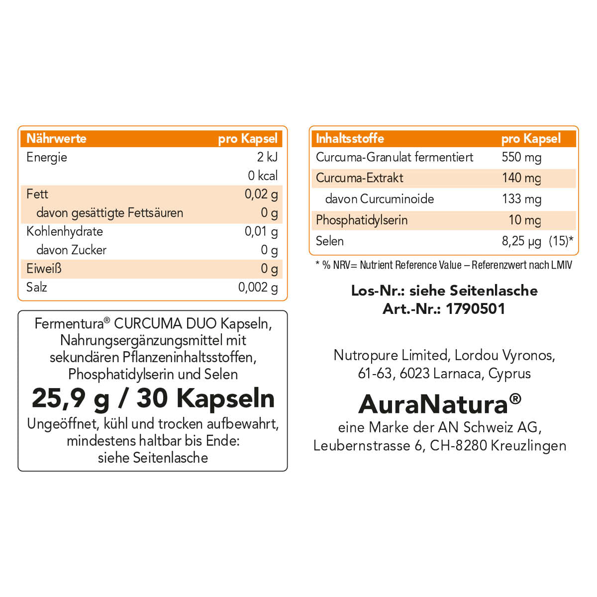 Fermentura® Curcuma Duo